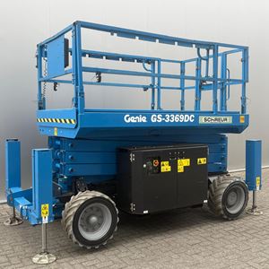 Genie 3369 DC ruwterrein schaarhoogwerker accu Genie 3369 DC ruwterrein schaarhoogwerker accu