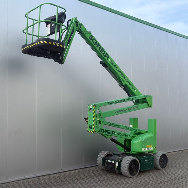 Niftylift HR17 knikarm smal hoogwerker accu 