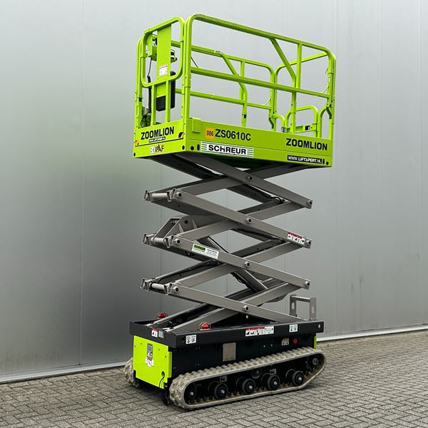Zoomlion ZS0610C Rups Accu smal schaarhoogwerker Zoomlion ZS0610C Rups Accu smal schaarhoogwerker
